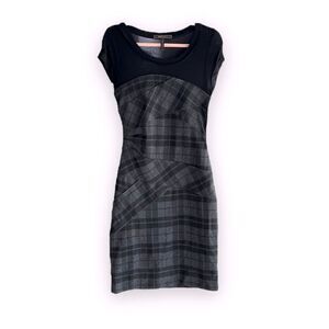 BCBG MAXAZRIA | Plaid Bandage Mini Dress (6)